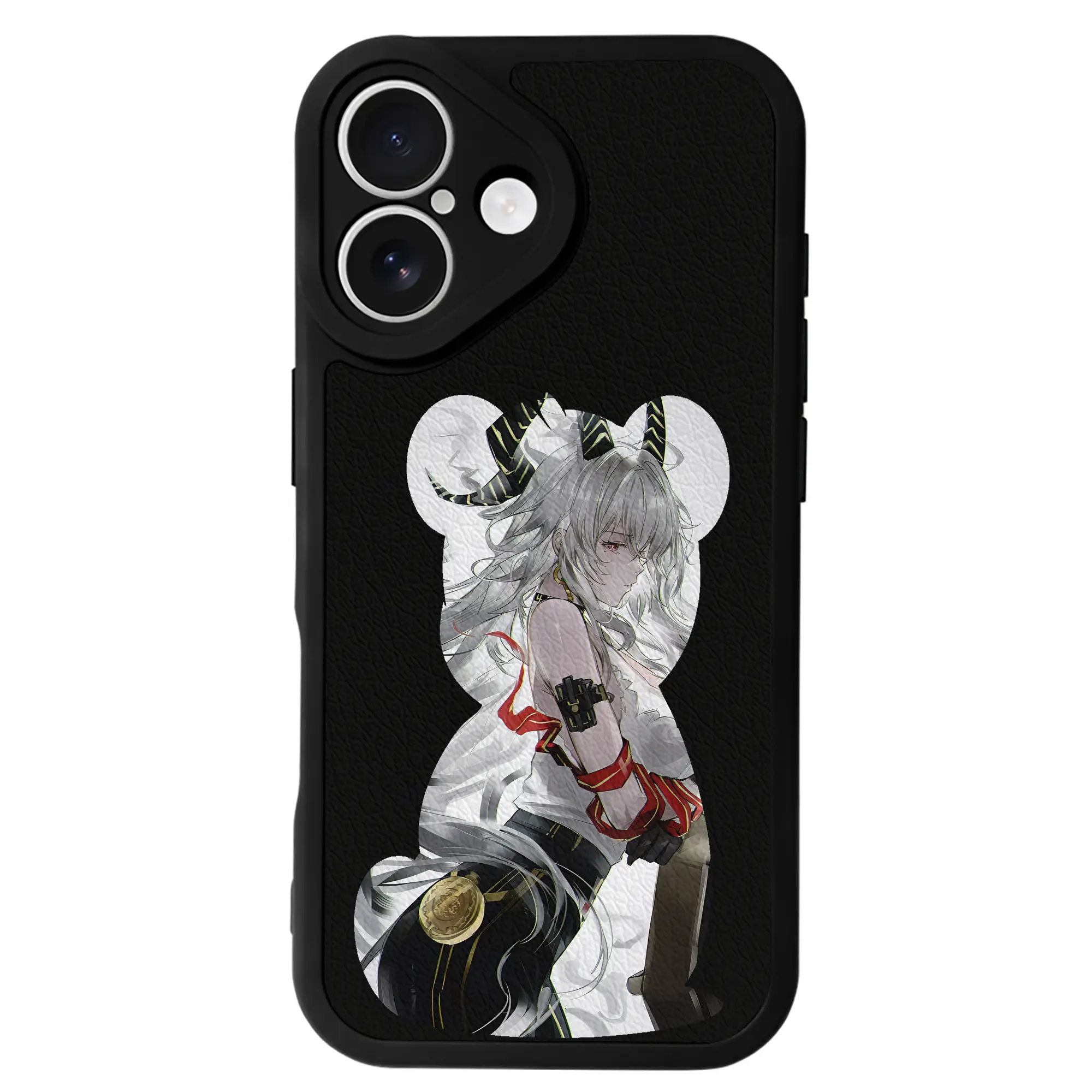 鳴潮 グッズ ザンニー - IPhone 16シリーズ対応 ・ シリコンスマホケース ・ レザー調 ・ 高精度フィット ・ 耐衝撃 ・ ワイヤレス充電対応 ・ 精密カット